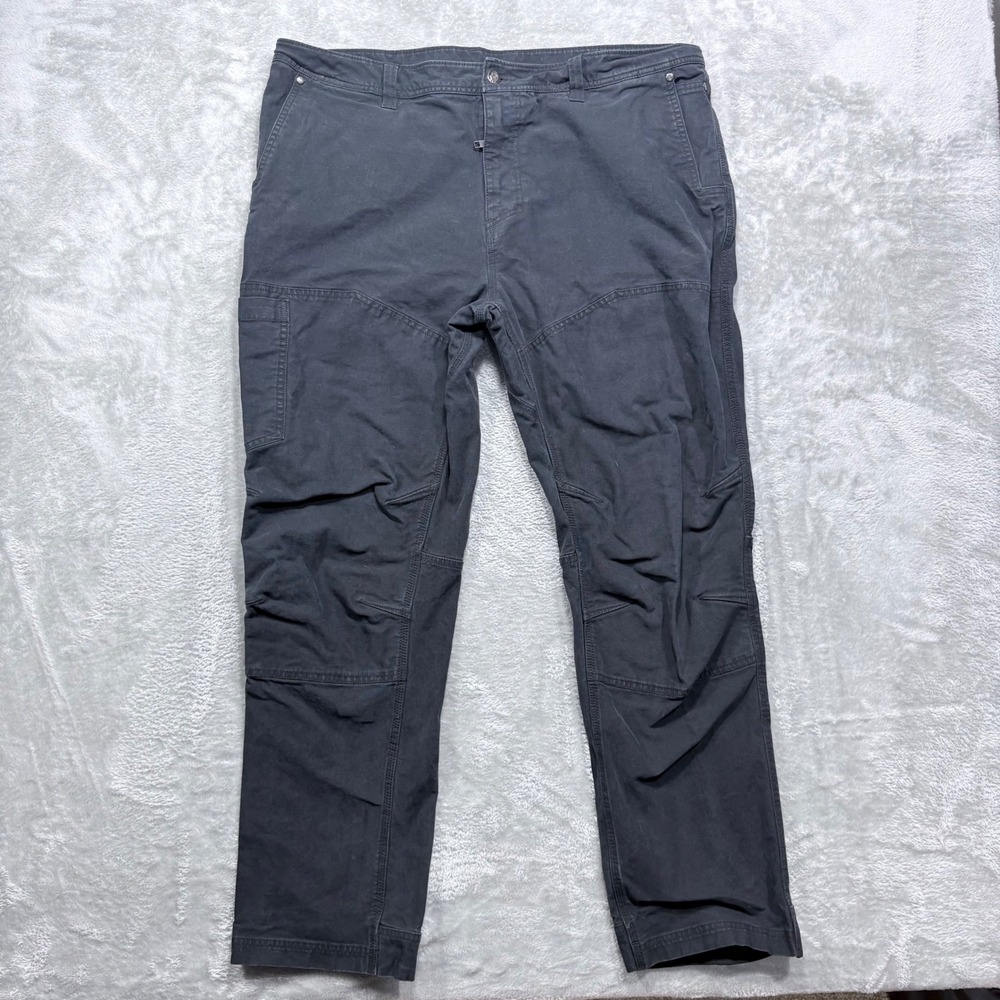 Harley-Davidson Cargo Pants Men 40x32 Charcoal Grey Articulated Knee Moto